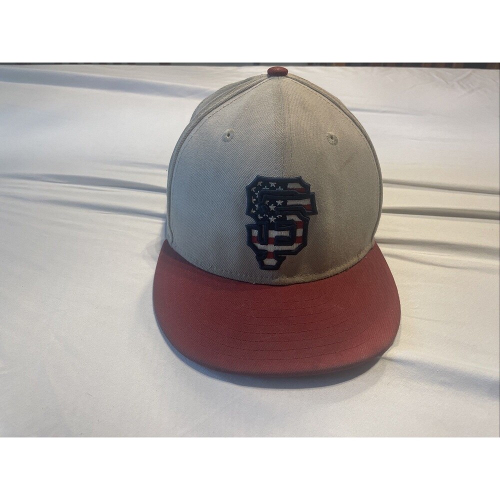 San Fransisco Giants NE 2024 July 4th  Flex-Fit Hat
